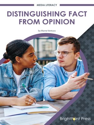 cover image of Distinguishing Fact from Opinion